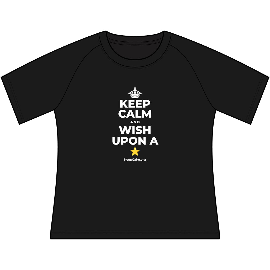 KEEP CALM AND WISH UPON A ⭐ Women's Raglan Tee