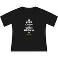 KEEP CALM AND WISH UPON A ⭐ Women's Raglan Tee