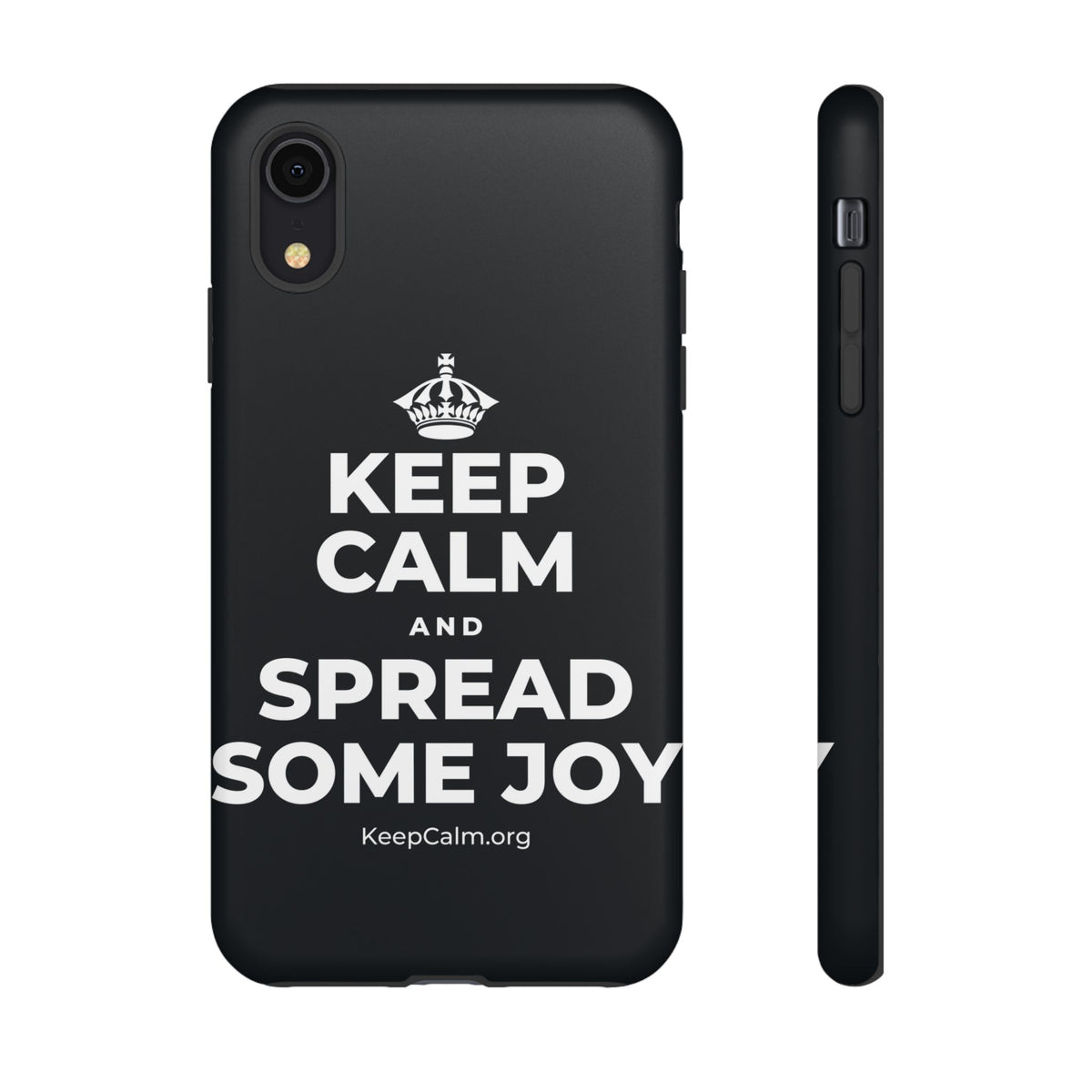 KEEP CALM AND SPREAD SOME JOY Phone Case (Dark)