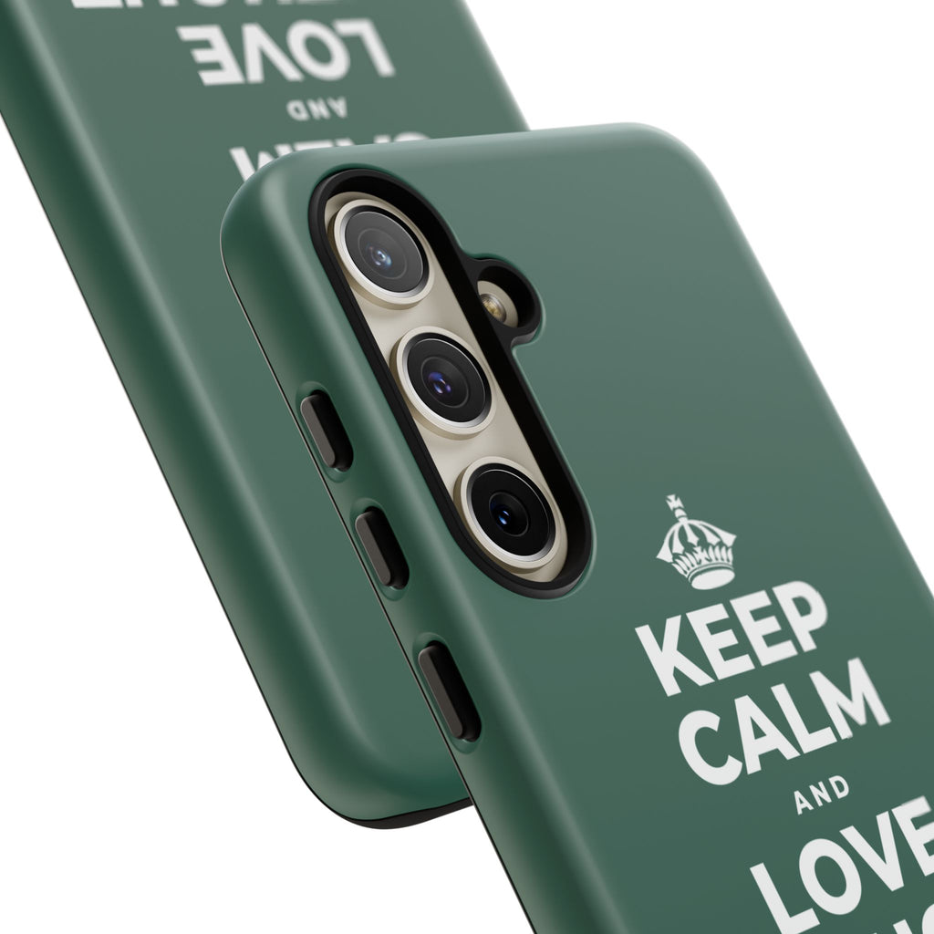 KEEP CALM AND LOVE WITHOUT POSSESSION Phone Case