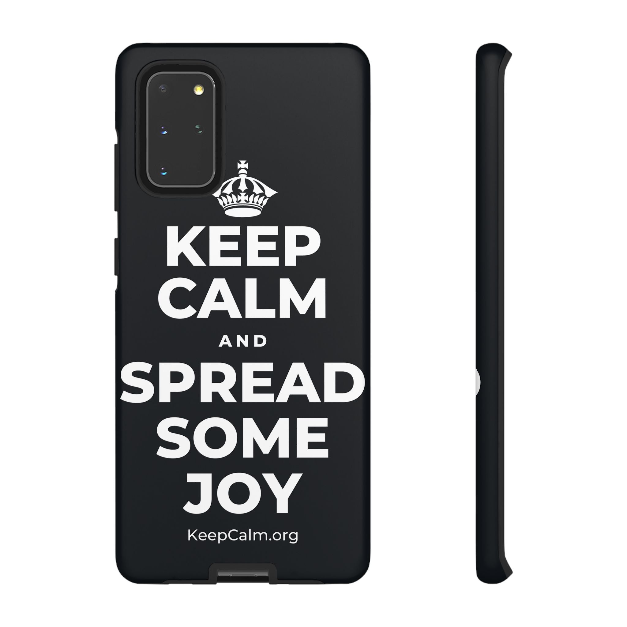 KEEP CALM AND SPREAD SOME JOY Phone Case (Dark)