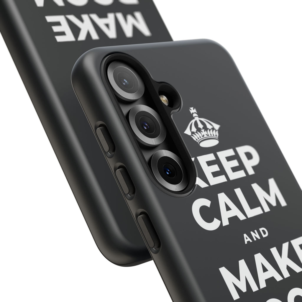 KEEP CALM AND MAKE ROOM FOR FUN Phone Case (Dark)