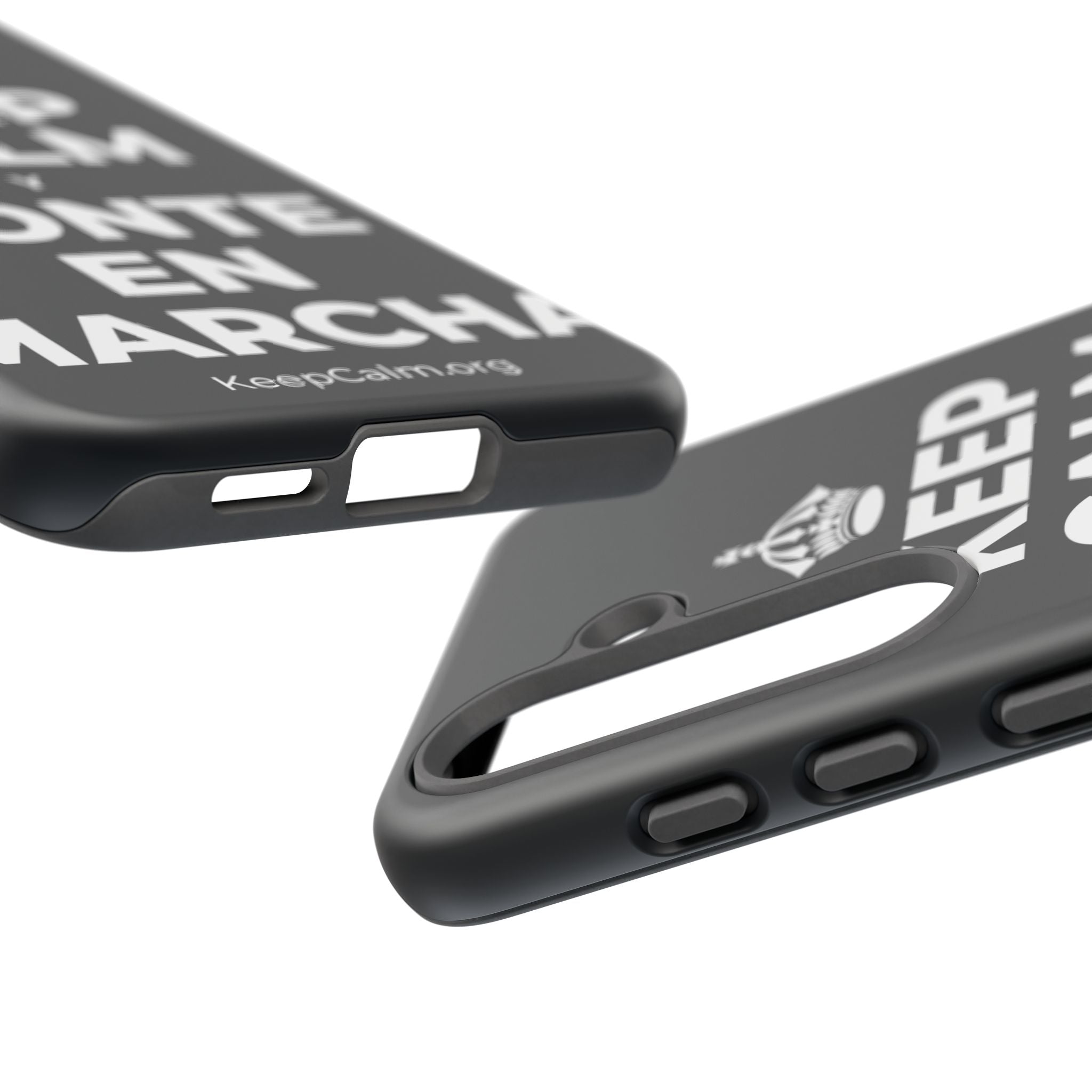 KEEP CALM Y PONTE EN MARCHA Phone Case (Dark)