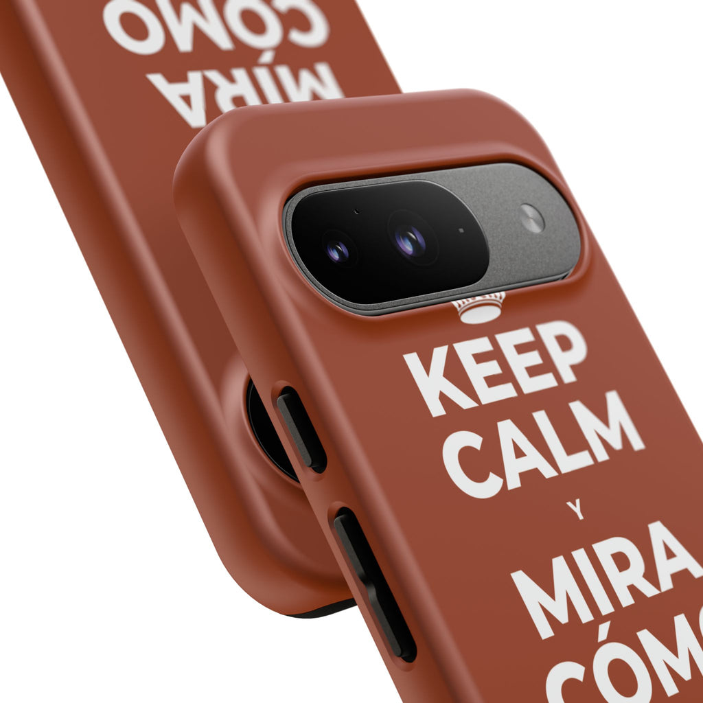 KEEP CALM Y MIRA CÓMO CAMBIAN LAS HOJAS Phone Case