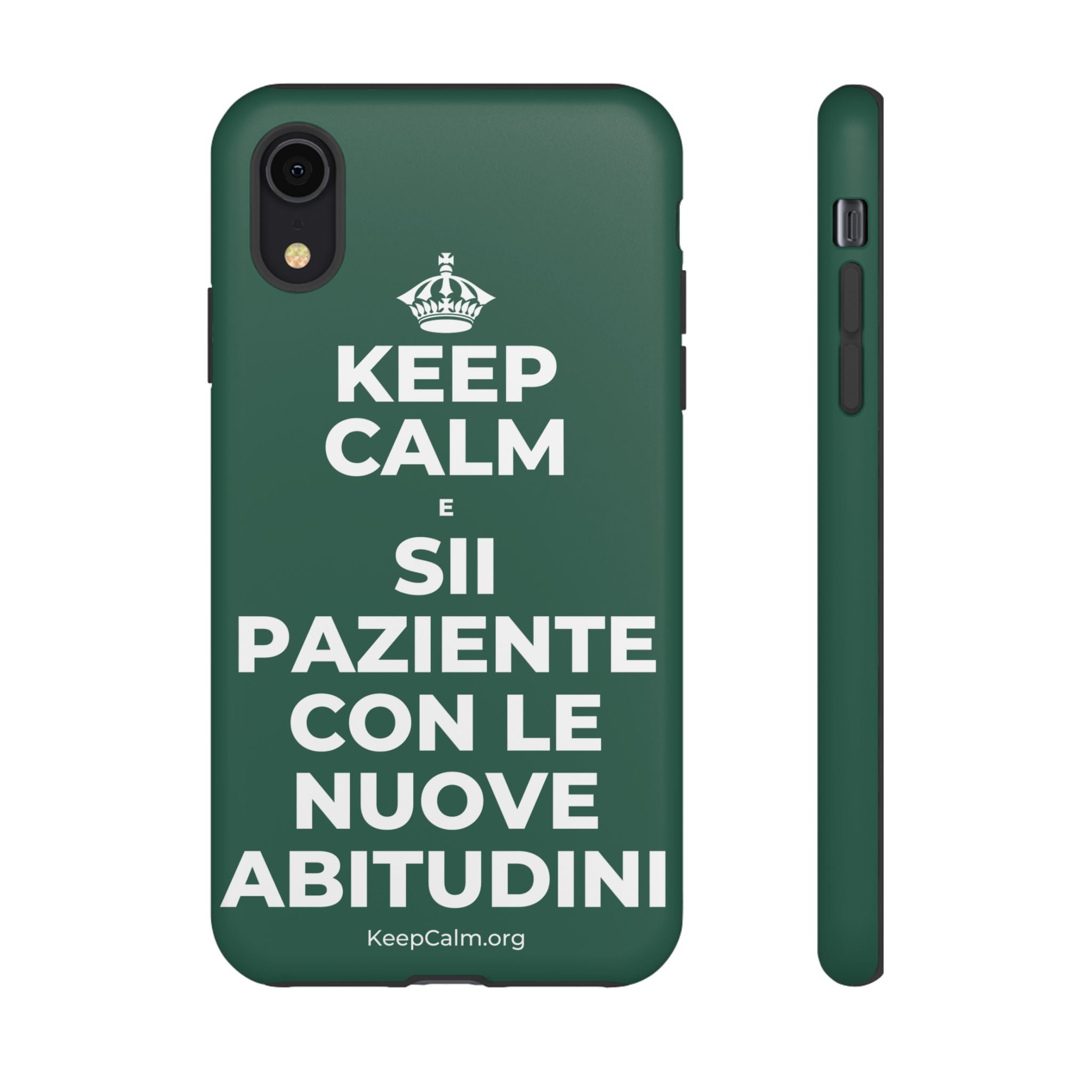 KEEP CALM E SII PAZIENTE CON LE NUOVE ABITUDINI Phone Case