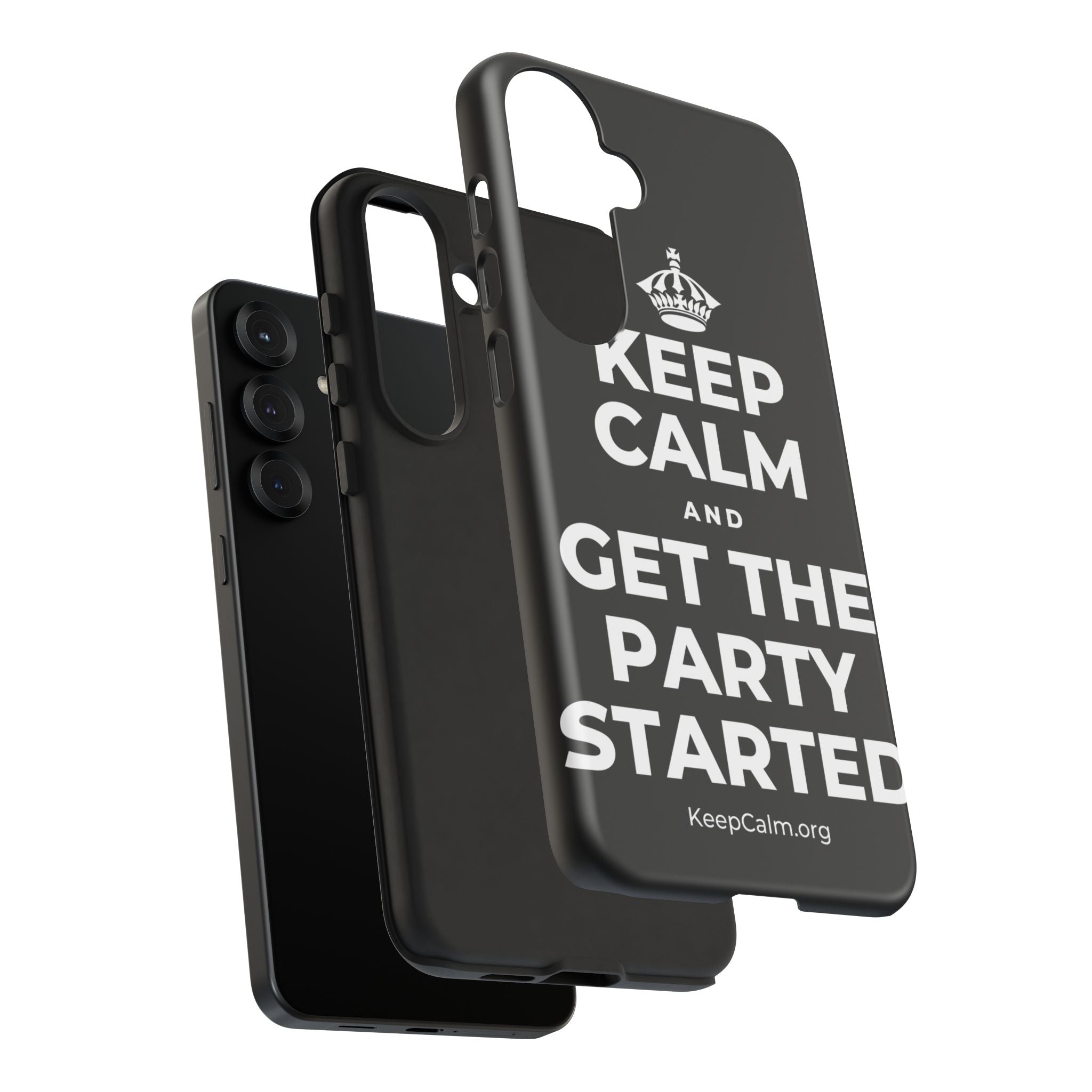 KEEP CALM AND GET THE PARTY STARTED Phone Case
