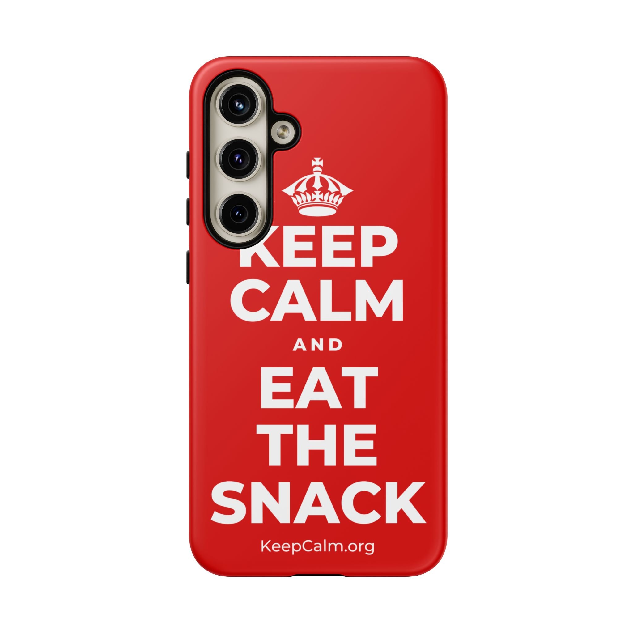KEEP CALM AND EAT THE SNACK Phone Case