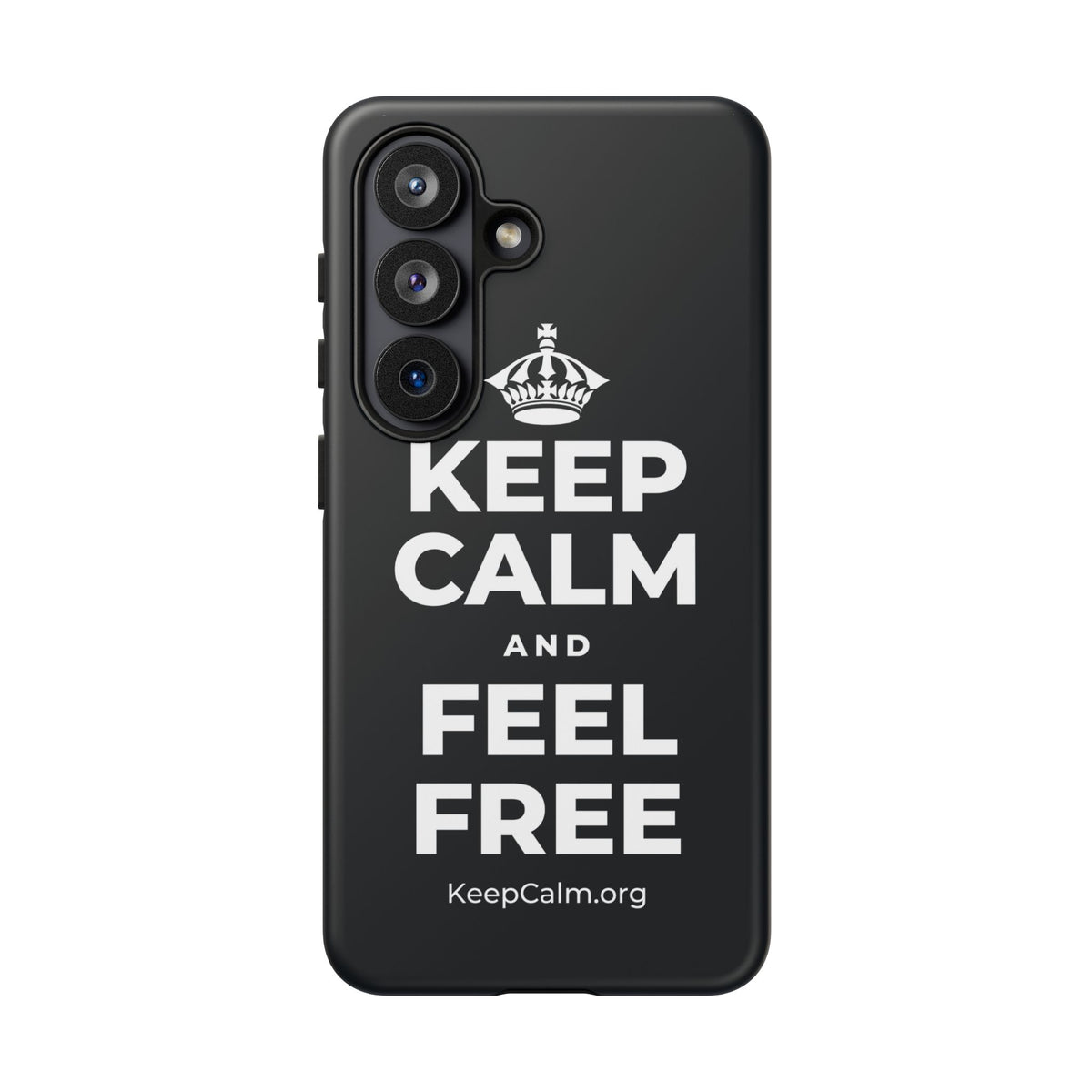 KEEP CALM AND FEEL FREE Phone Case (Dark)