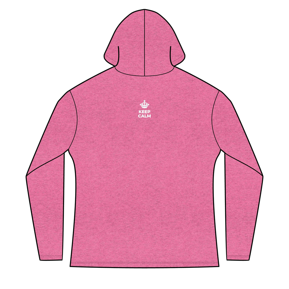 KEEP CALM AND GATHER WHAT YOU'RE GRATEFUL FOR Women's Long Sleeve Hoodie
