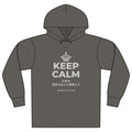 KEEP CALM AND 見知らぬ人に微笑んで Organic Hoodie Tee
