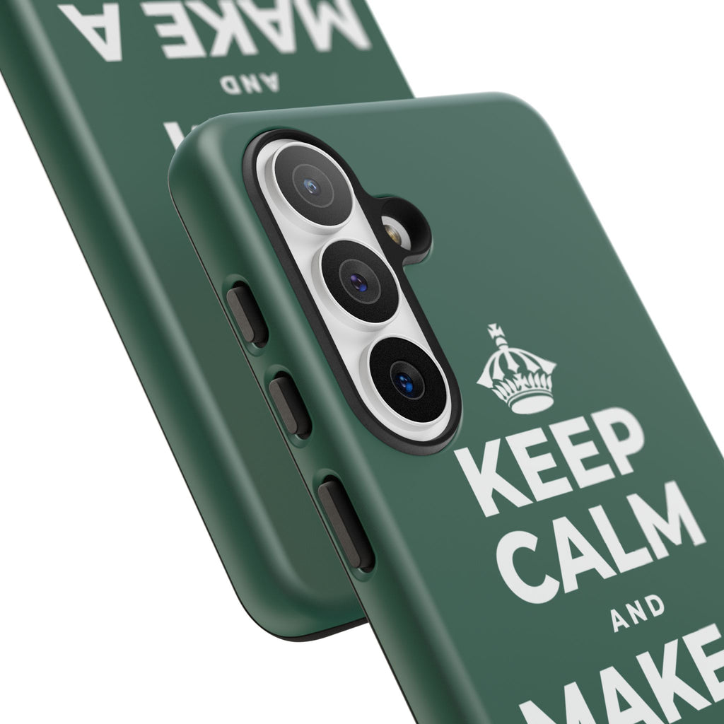 KEEP CALM AND MAKE A HAPPY MEMORY Phone Case