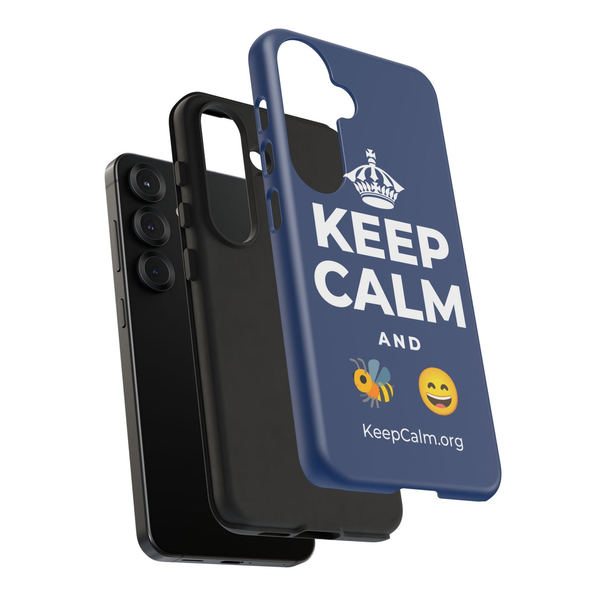 KEEP CALM AND 🐝 😄 Phone Case
