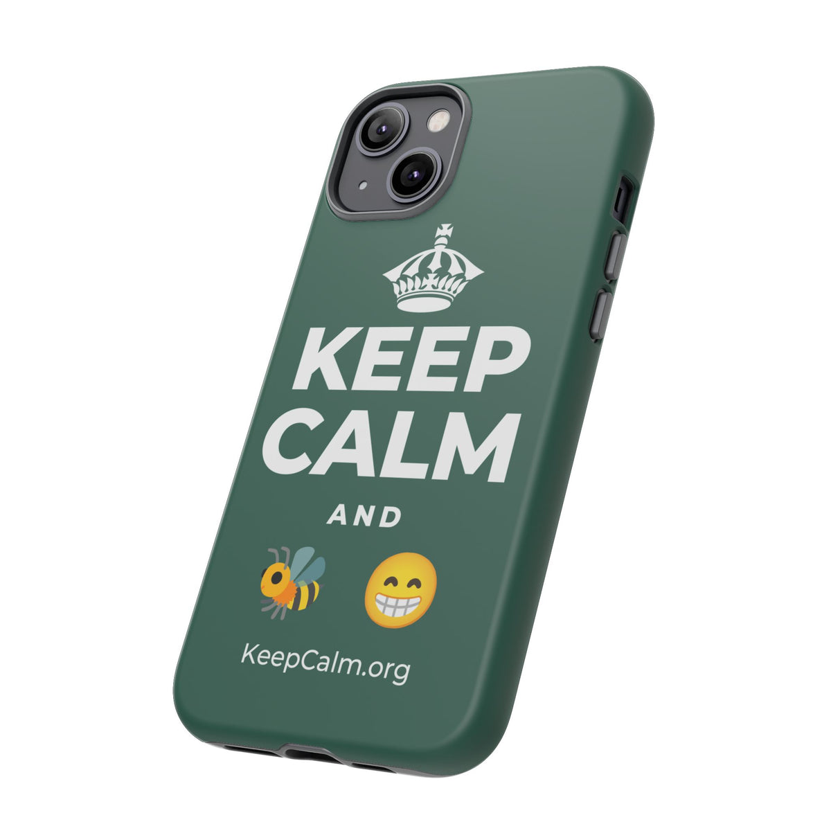KEEP CALM AND BEE HAPPY Phone Case