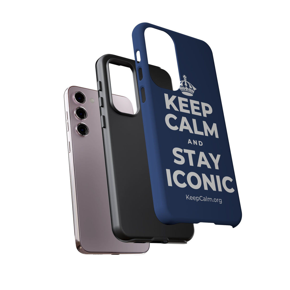 KEEP CALM AND STAY ICONIC Phone Case