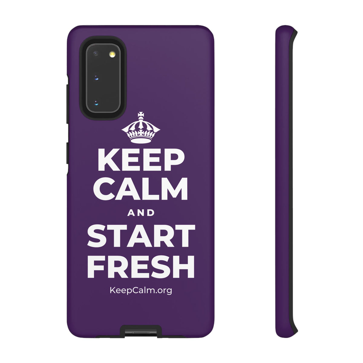 KEEP CALM AND START FRESH Phone Case