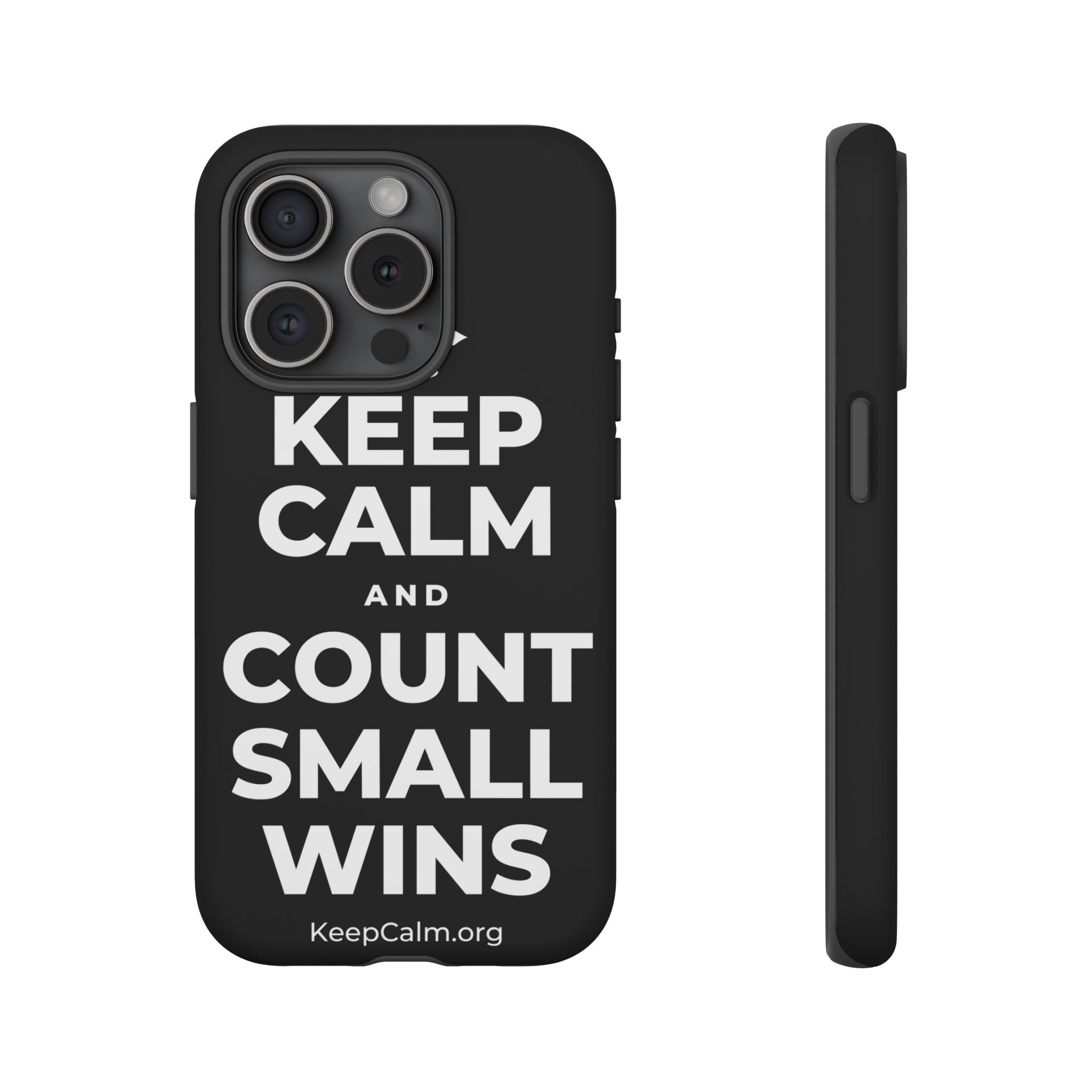 KEEP CALM AND COUNT SMALL WINS Phone Case