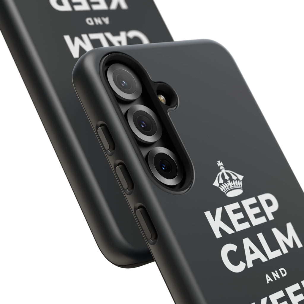 KEEP CALM AND KEEP DREAMING Phone Case (Dark)