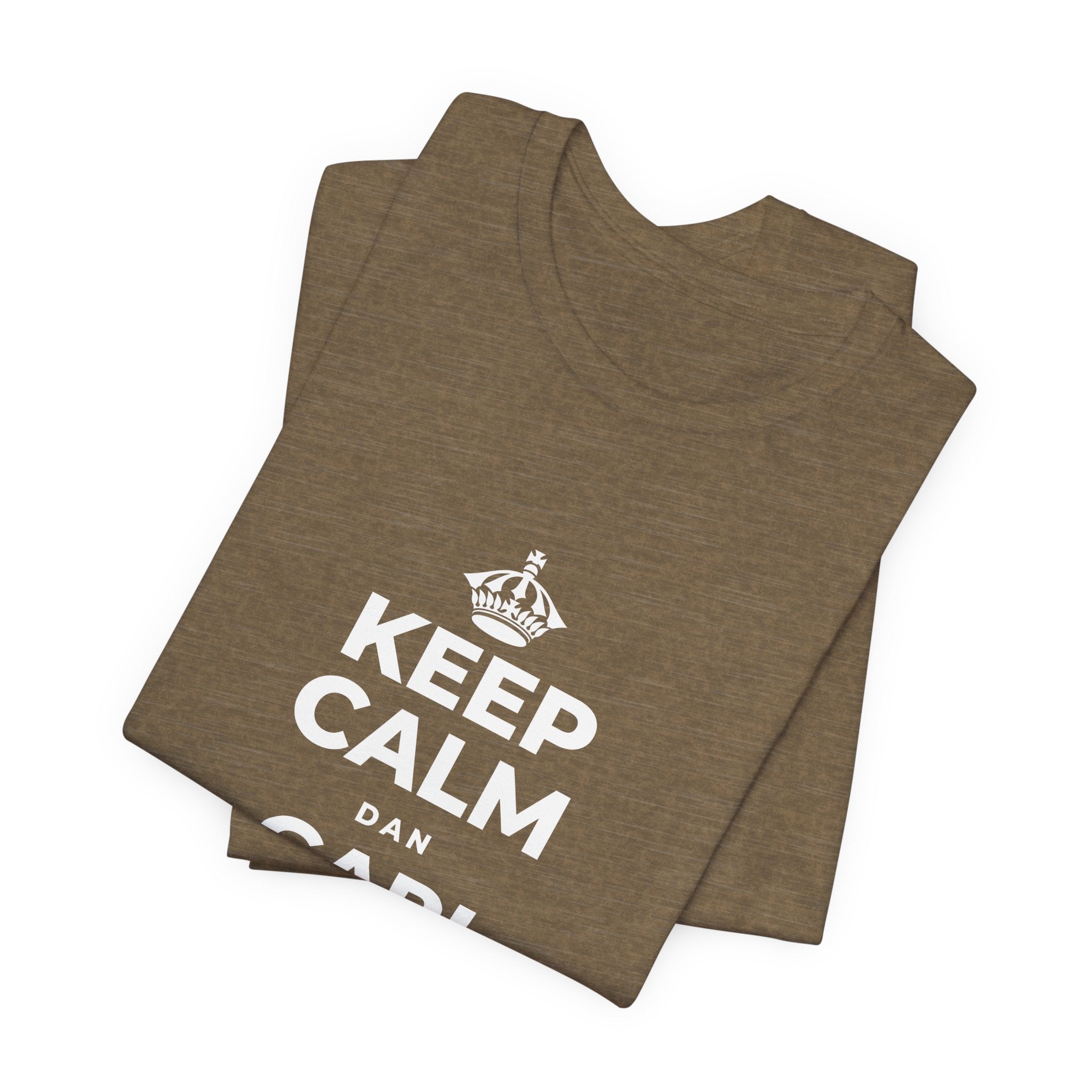 KEEP CALM DAN CARI HANGAT DI HAL KECIL T-Shirt (Soft Cream–Heather Mauve)