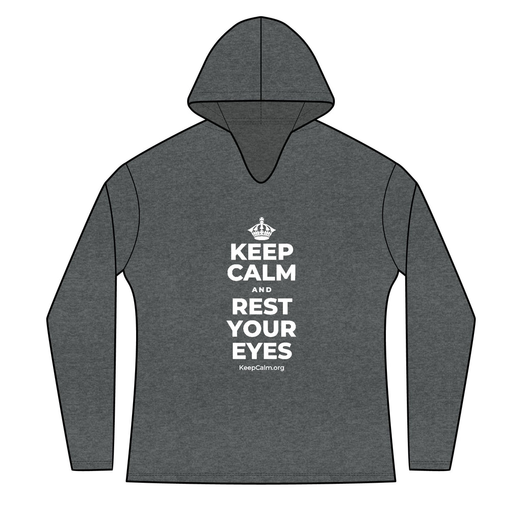 KEEP CALM AND REST YOUR EYES Women's Long Sleeve Hoodie