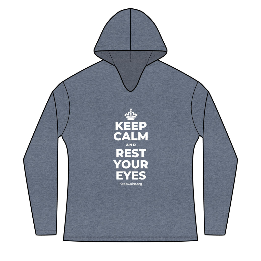 KEEP CALM AND REST YOUR EYES Women's Long Sleeve Hoodie