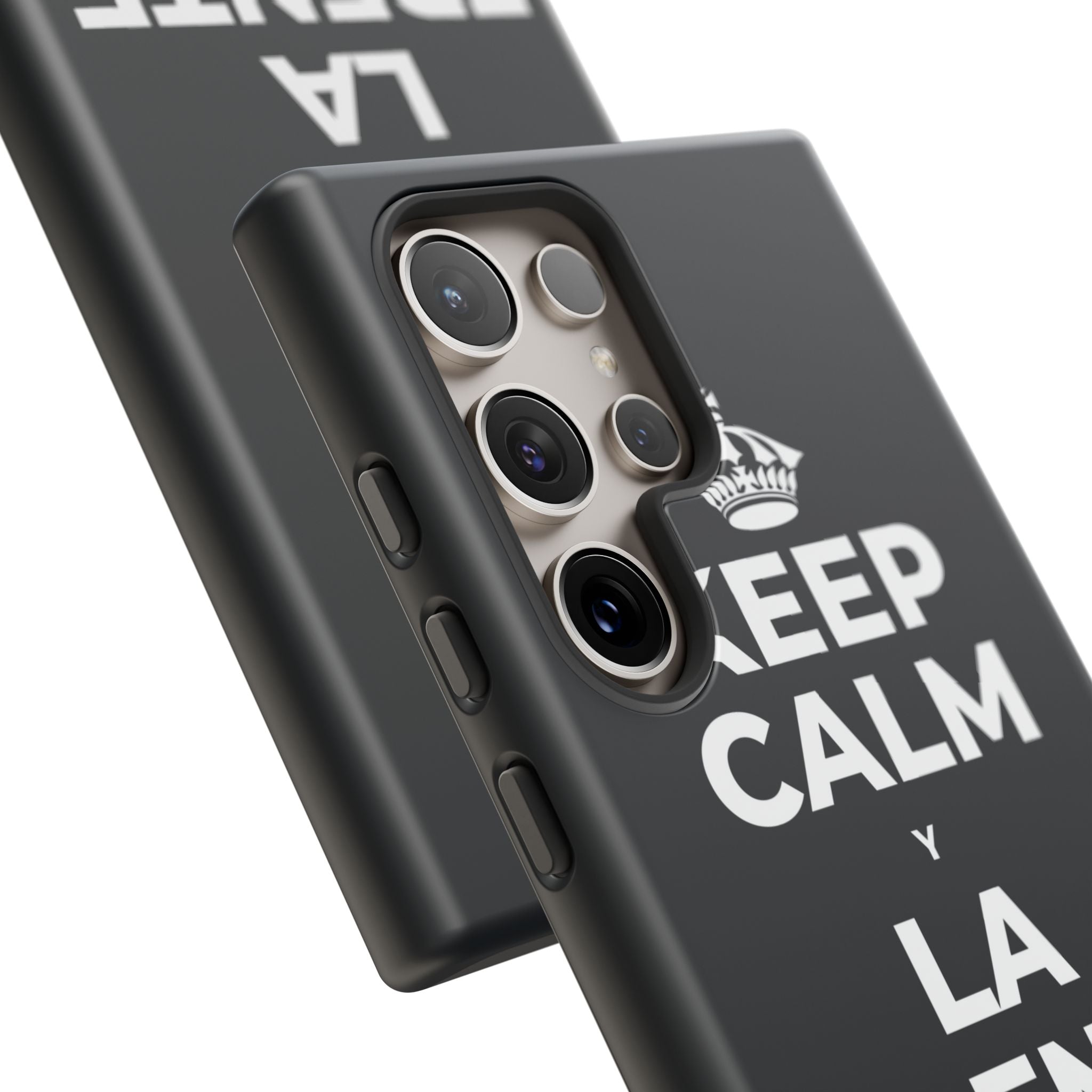 KEEP CALM Y LA FRENTE EN ALTO Phone Case (Dark)