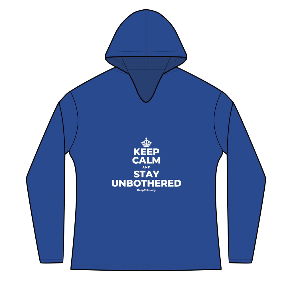 KEEP CALM AND STAY UNBOTHERED Women's Long Sleeve Hoodie