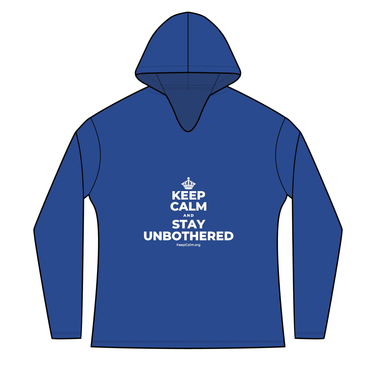 KEEP CALM AND STAY UNBOTHERED Women's Long Sleeve Hoodie