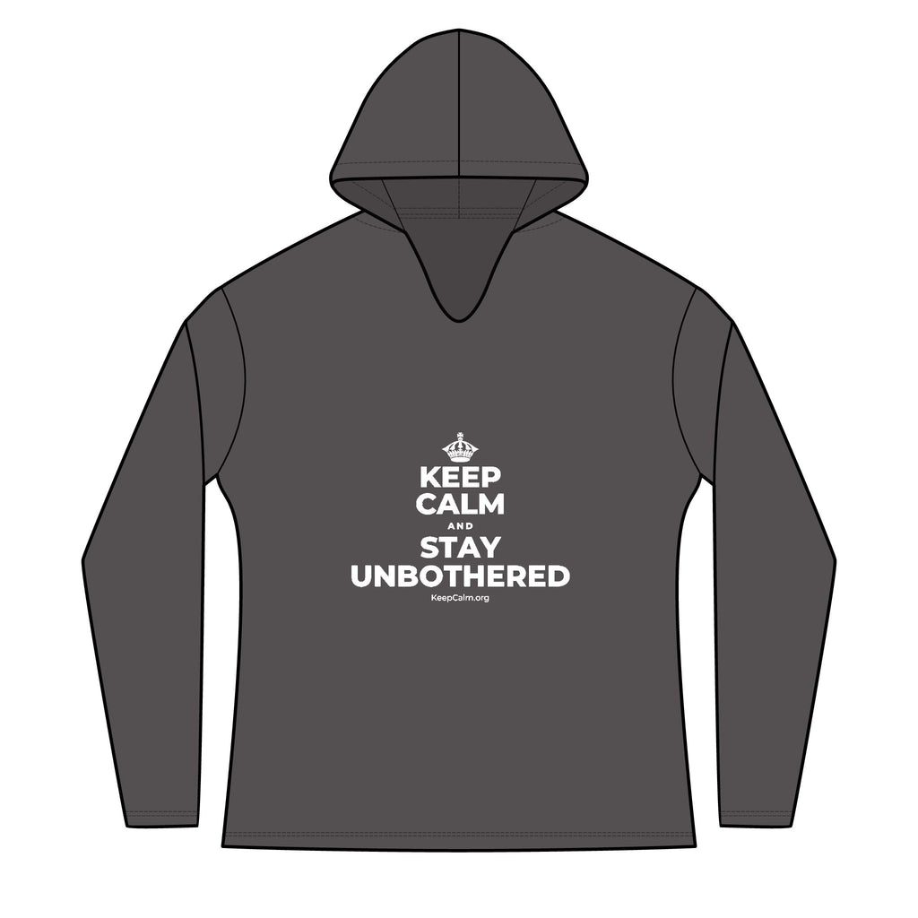 KEEP CALM AND STAY UNBOTHERED Women's Long Sleeve Hoodie