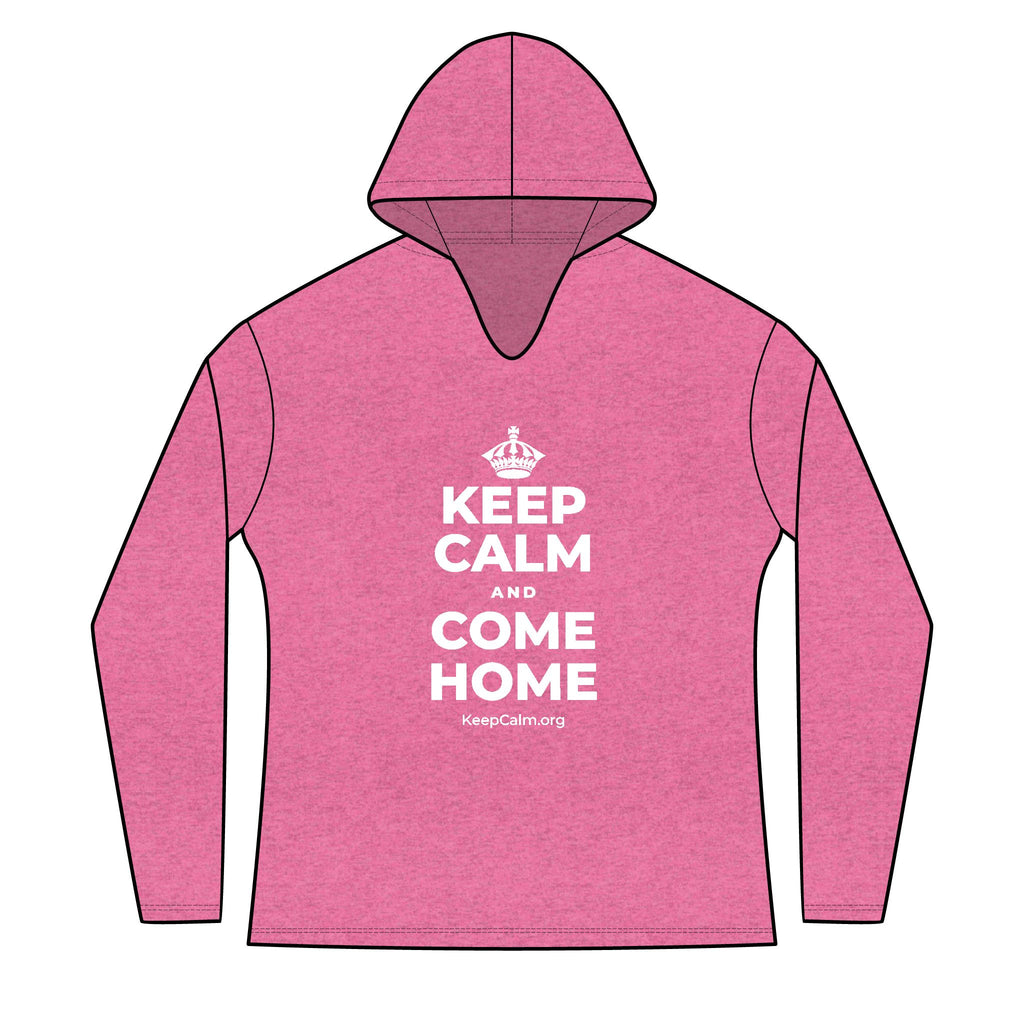 KEEP CALM AND COME HOME Women's Long Sleeve Hoodie
