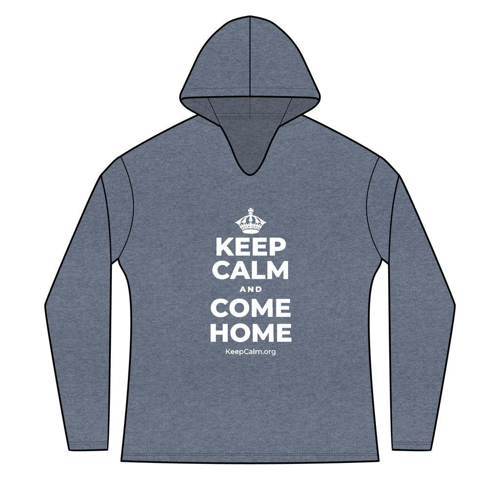 KEEP CALM AND COME HOME Women's Long Sleeve Hoodie