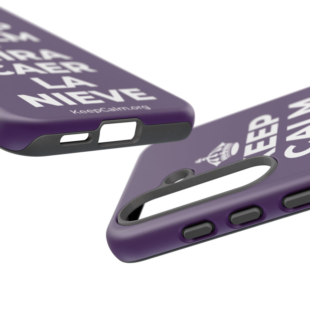 KEEP CALM Y MIRA CAER LA NIEVE Phone Case