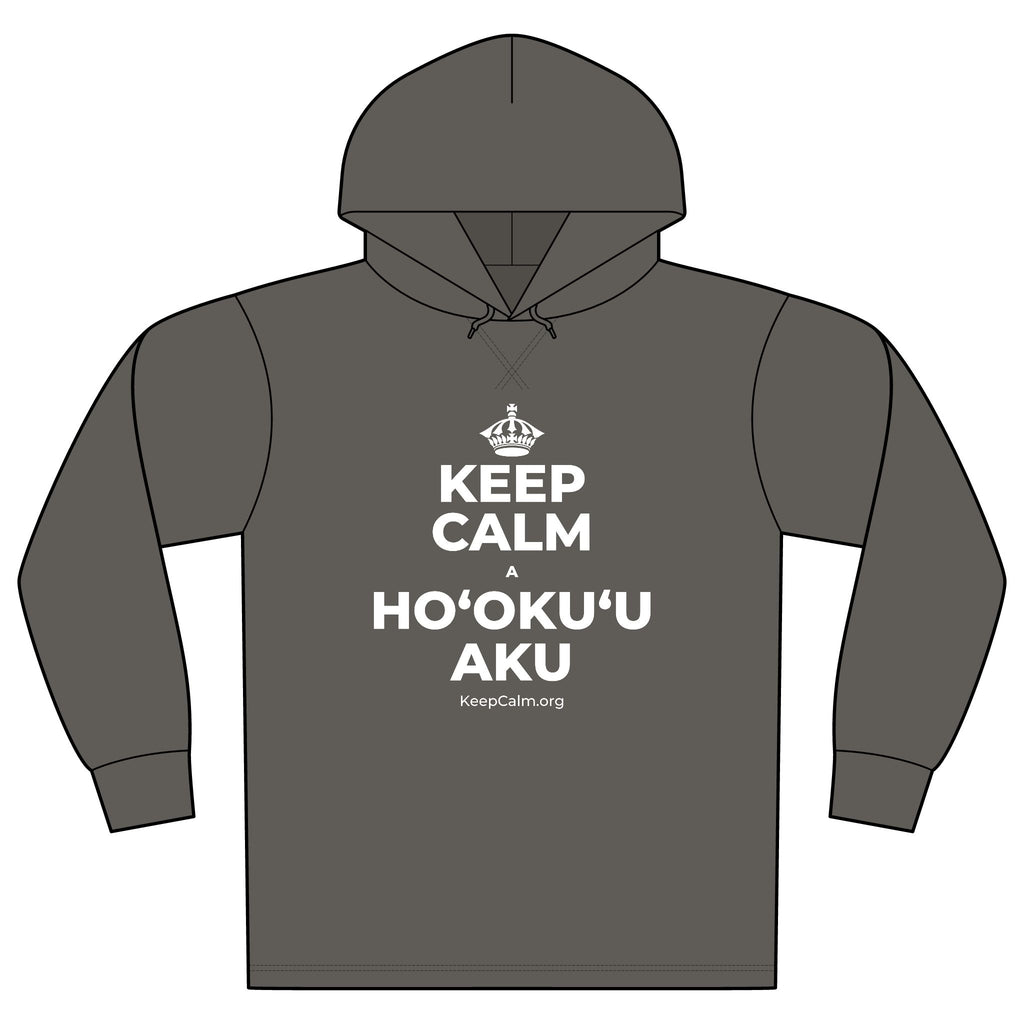 KEEP CALM A HOʻOKUʻU AKU Organic Hoodie Tee