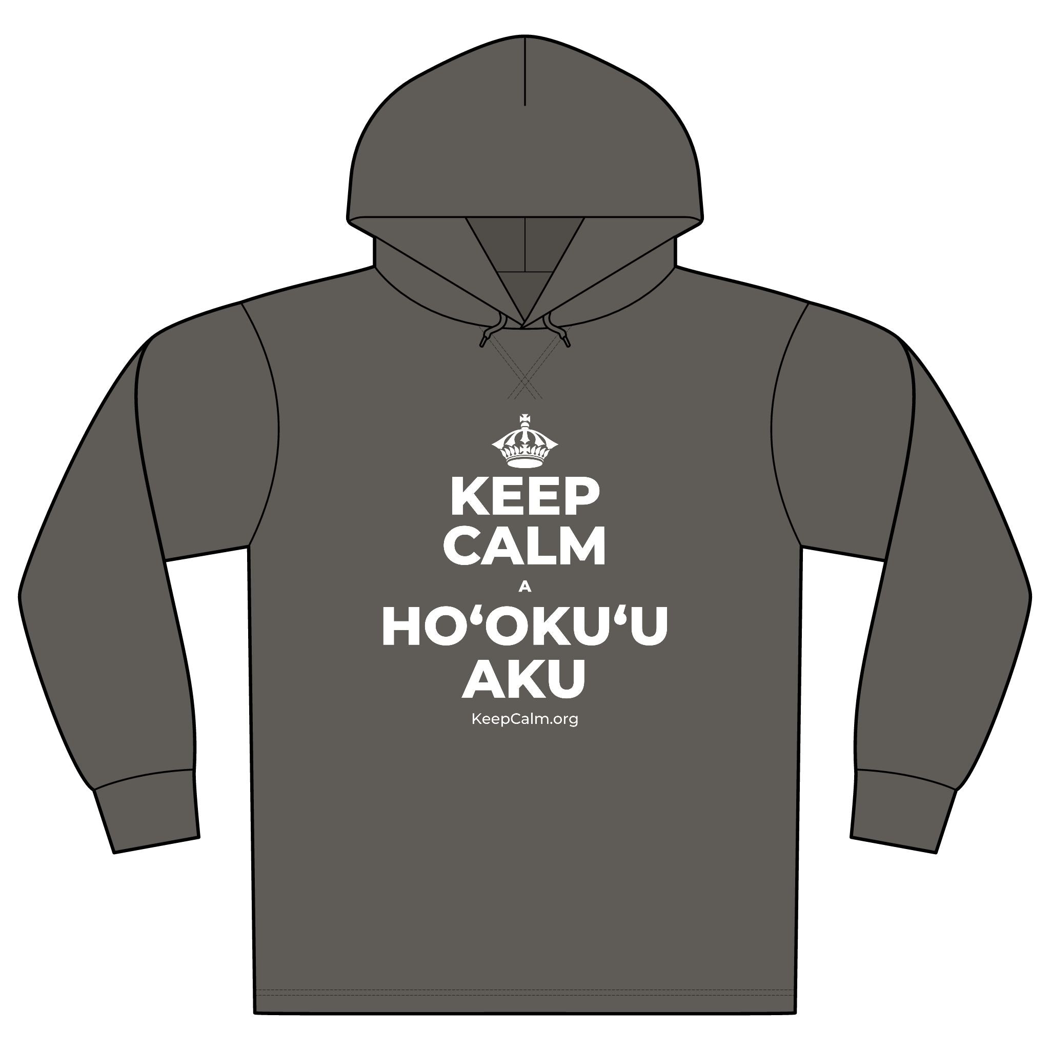 KEEP CALM A HOʻOKUʻU AKU Organic Hoodie Tee