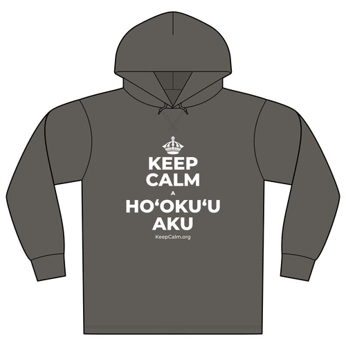 KEEP CALM A HOʻOKUʻU AKU Organic Hoodie Tee