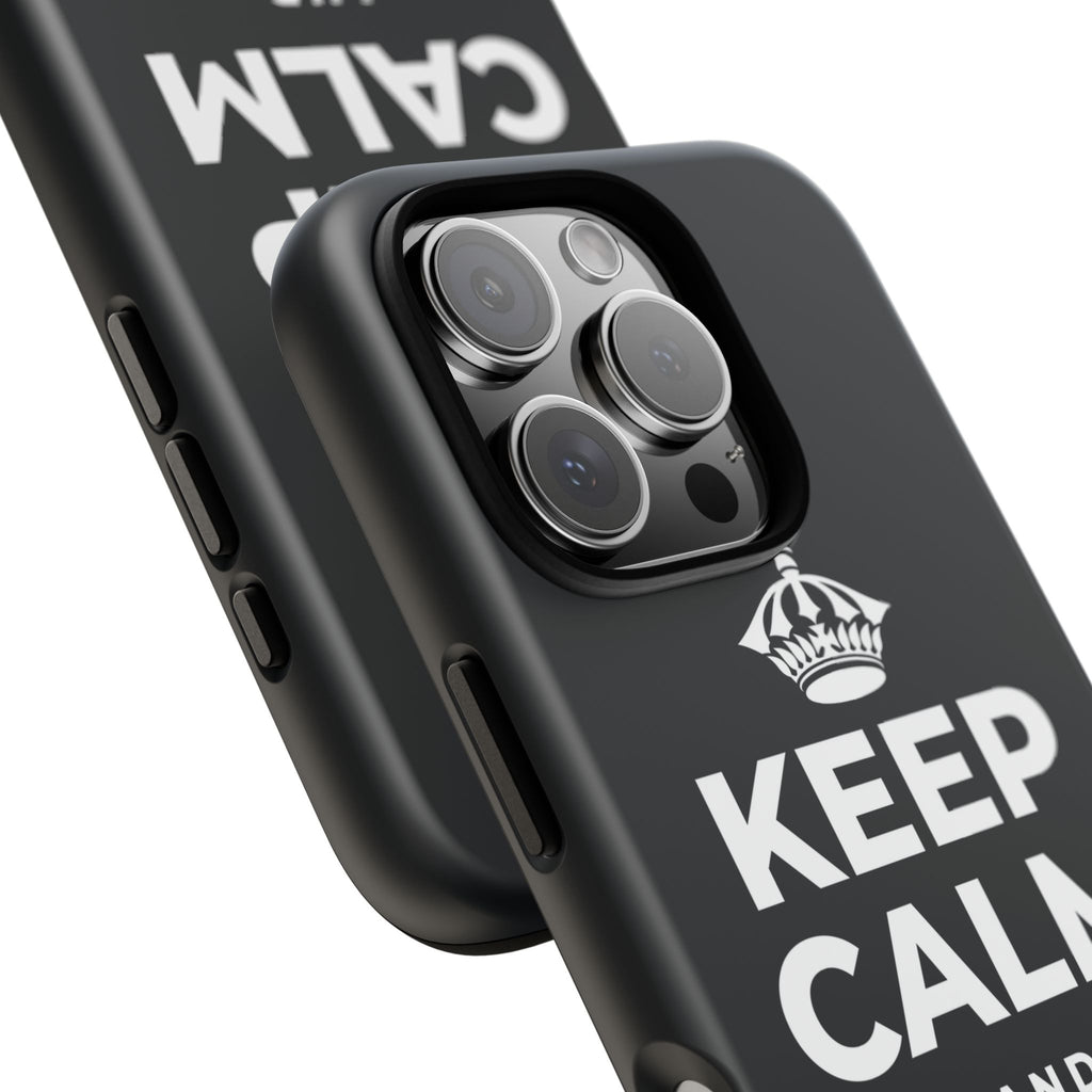 KEEP CALM AND LOCK IN Phone Case (Dark)