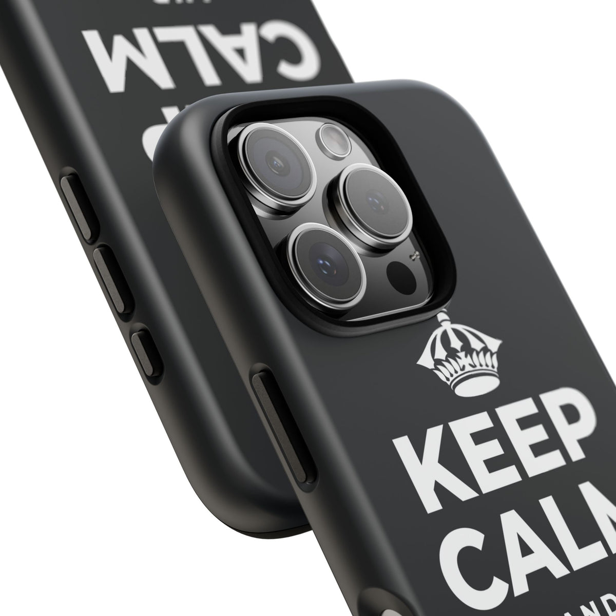 KEEP CALM AND LOCK IN Phone Case (Dark)