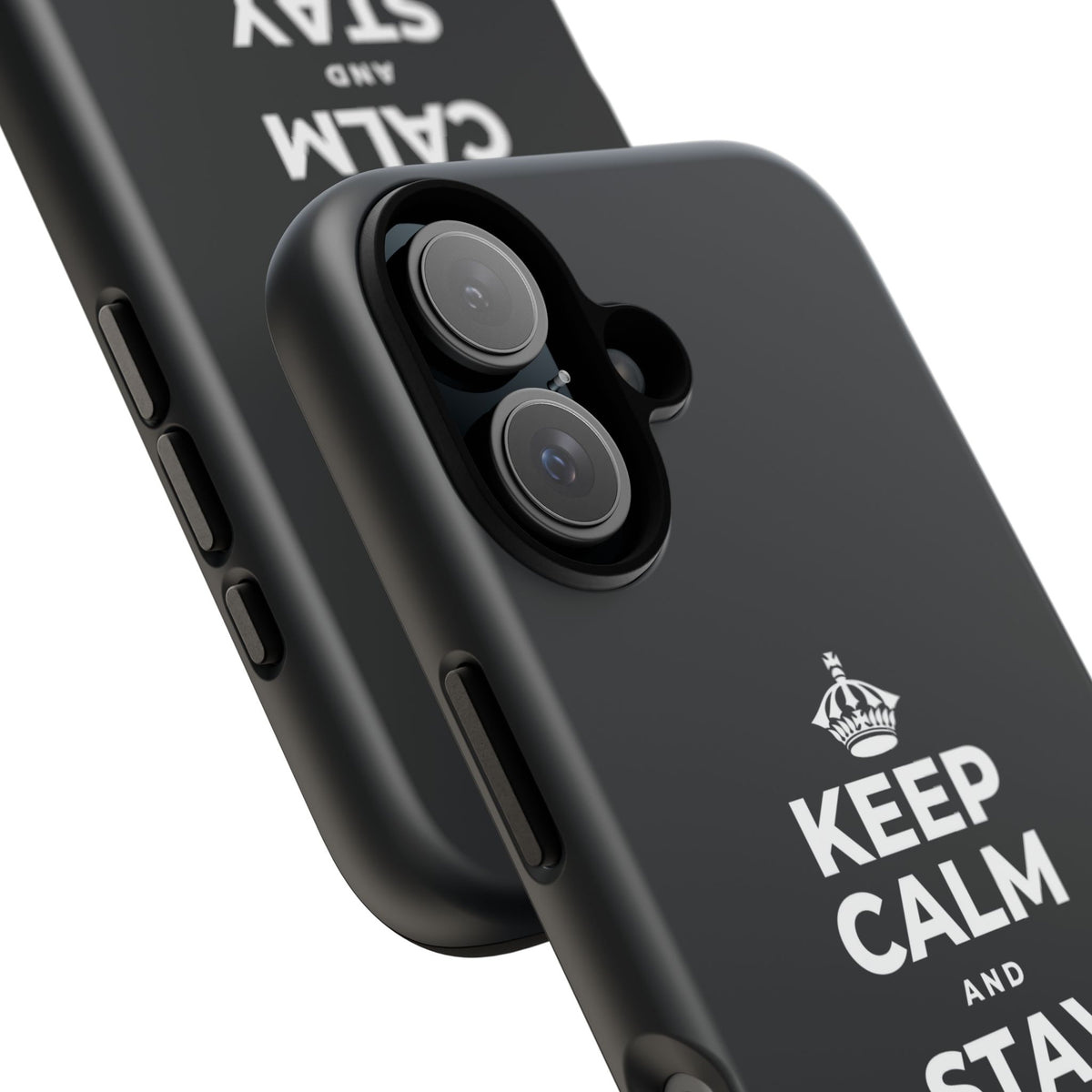 KEEP CALM AND STAY UNBOTHERED Phone Case (Dark)