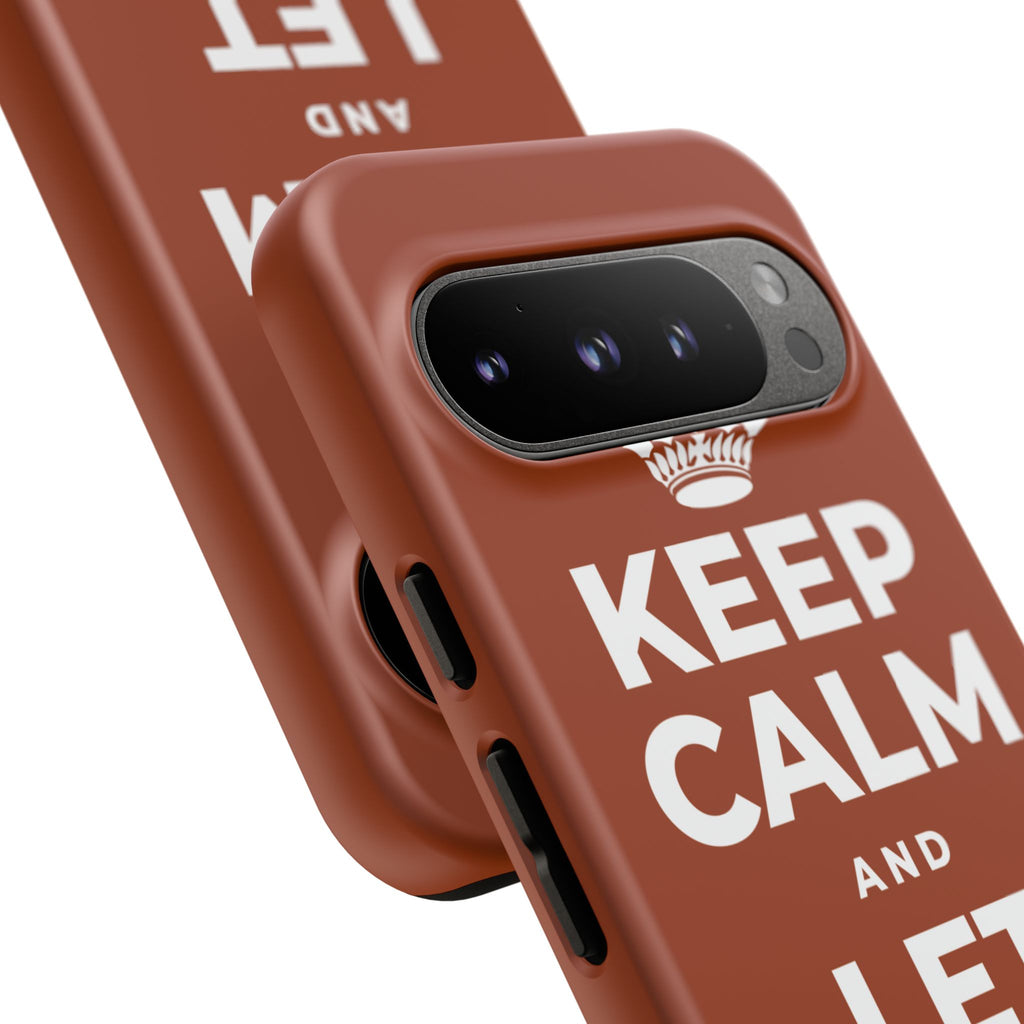 KEEP CALM AND LET PEOPLE HELP Phone Case