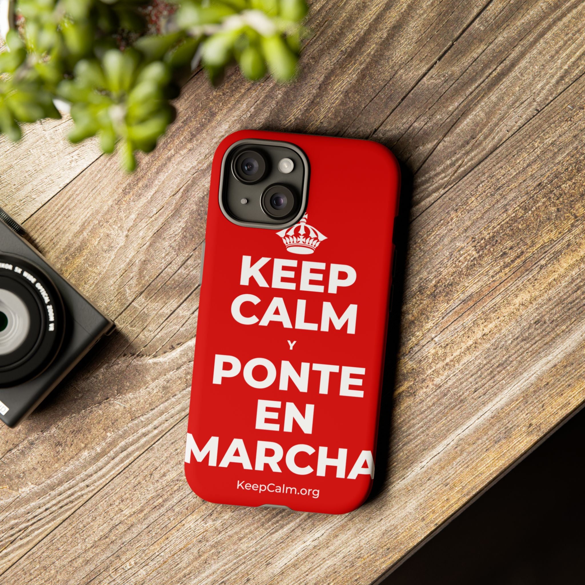 KEEP CALM Y PONTE EN MARCHA Phone Case