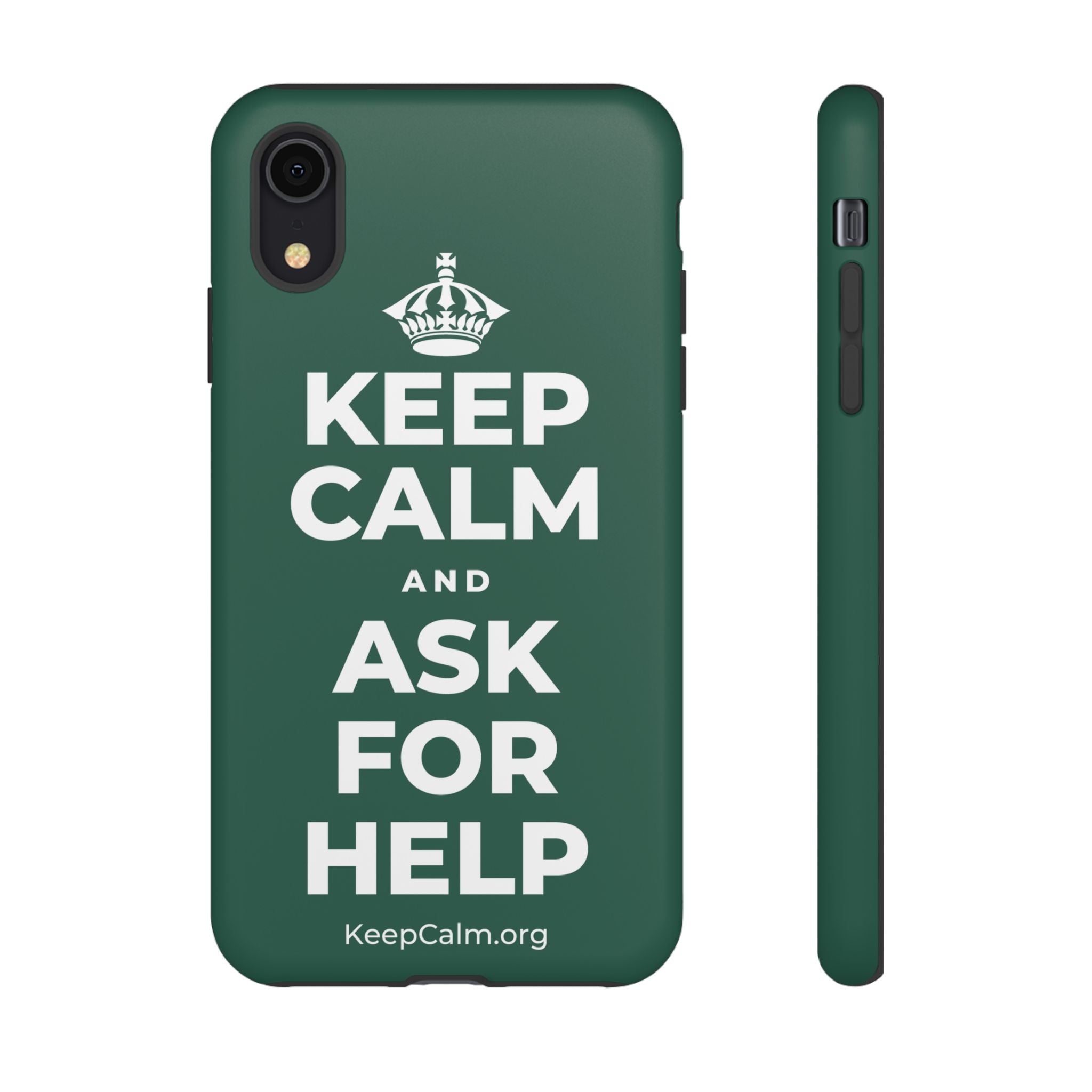 KEEP CALM AND ASK FOR HELP Phone Case