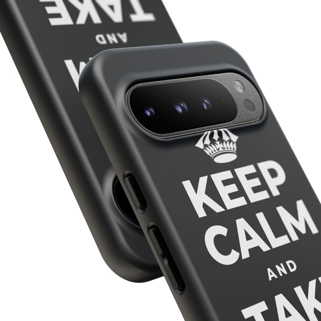 KEEP CALM AND TAKE A WALK Phone Case (Dark)