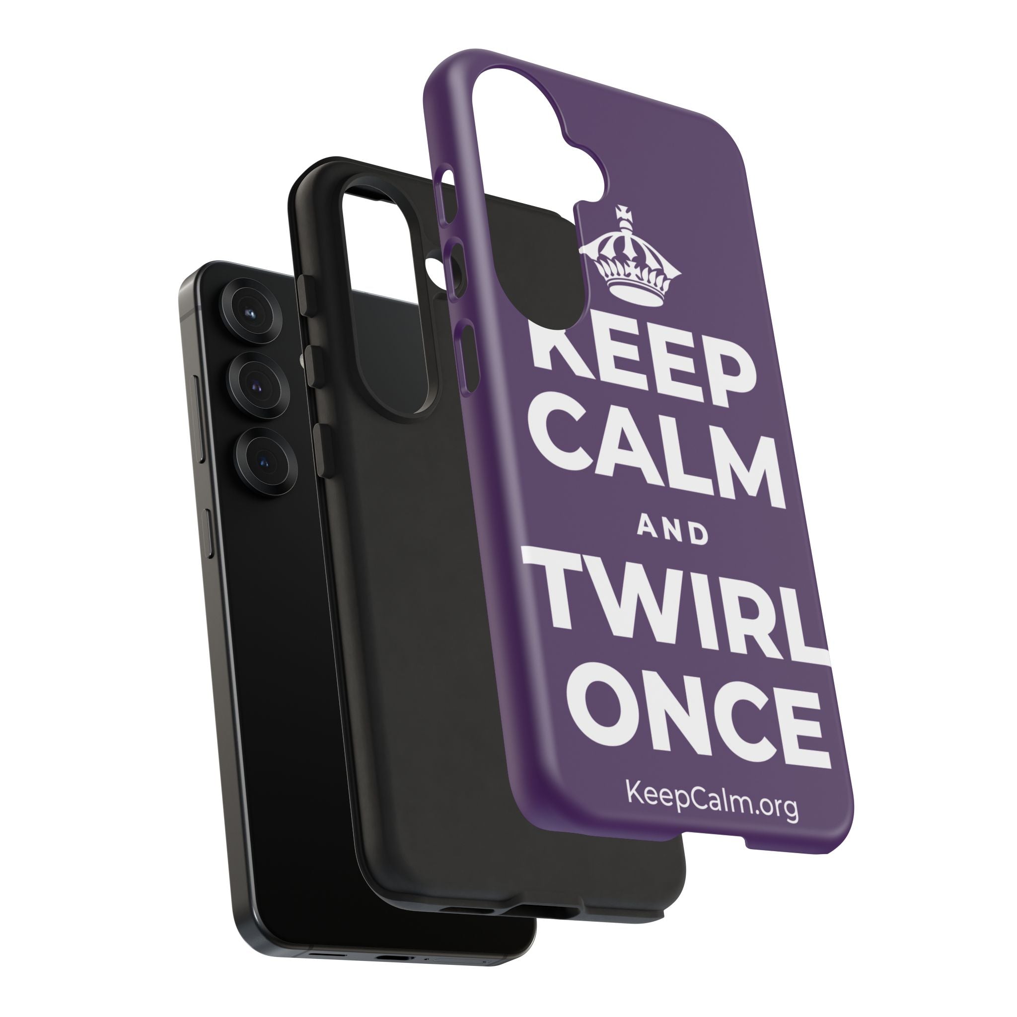 KEEP CALM AND TWIRL ONCE Phone Case