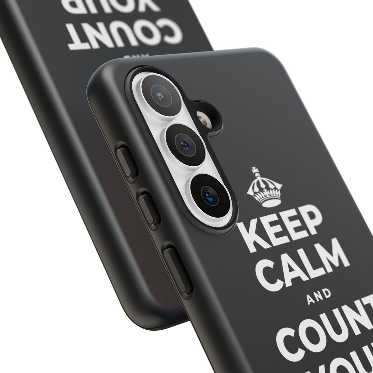 KEEP CALM AND COUNT YOUR SLOW BREATHS Phone Case (Dark)