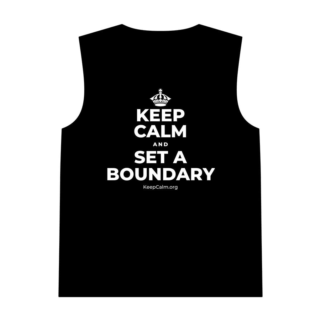 KEEP CALM AND SET A BOUNDARY Tank Top