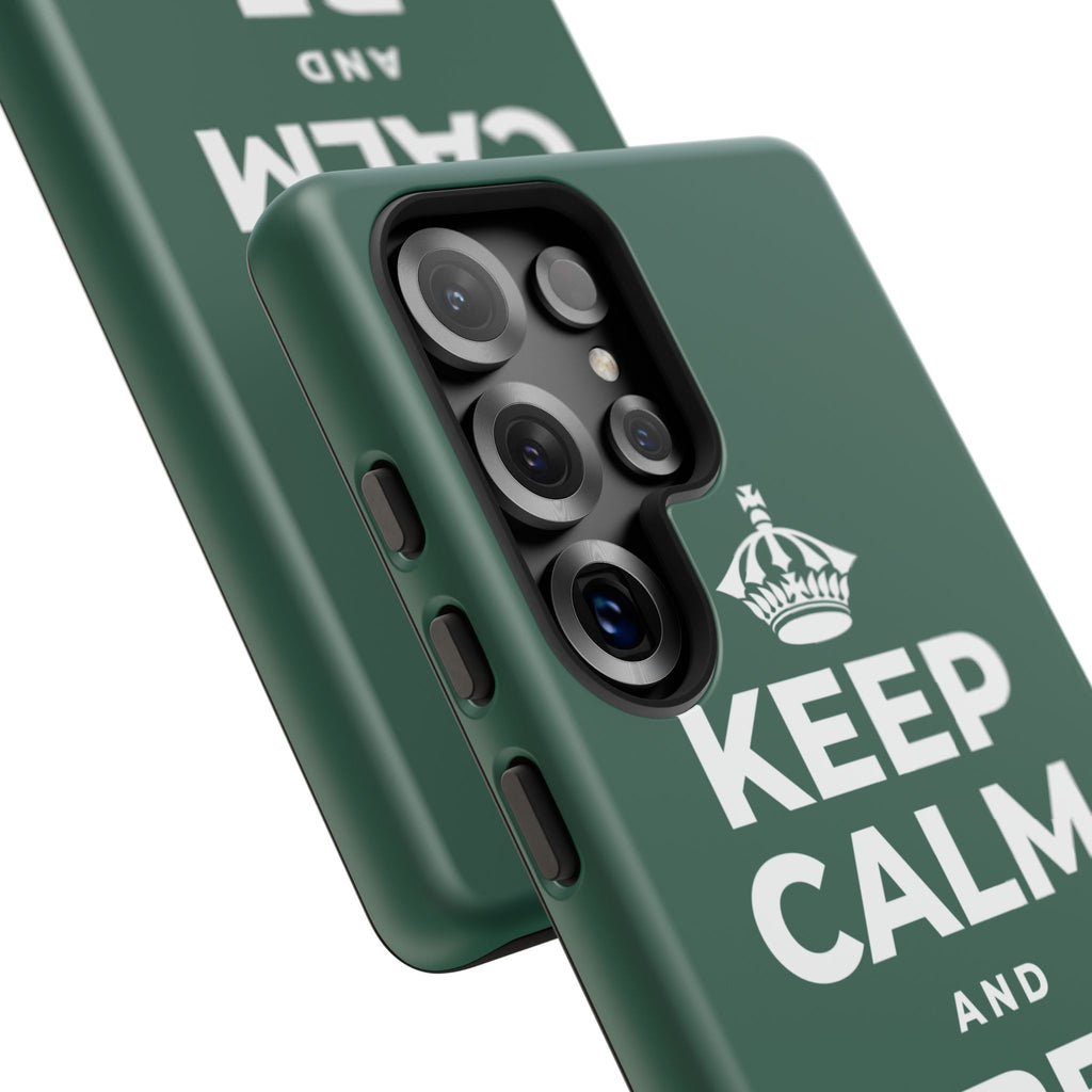 KEEP CALM AND BE HUMAN Phone Case