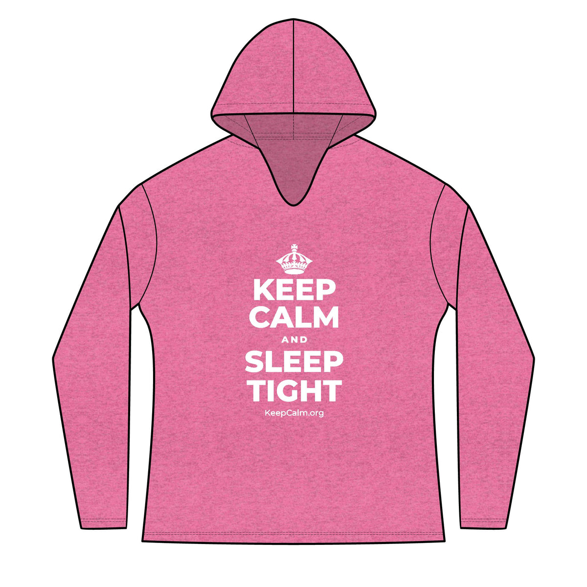 KEEP CALM AND SLEEP TIGHT Women's Long Sleeve Hoodie