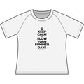 KEEP CALM AND SLOW YOUR SUMMER DAYS Women's Raglan Tee
