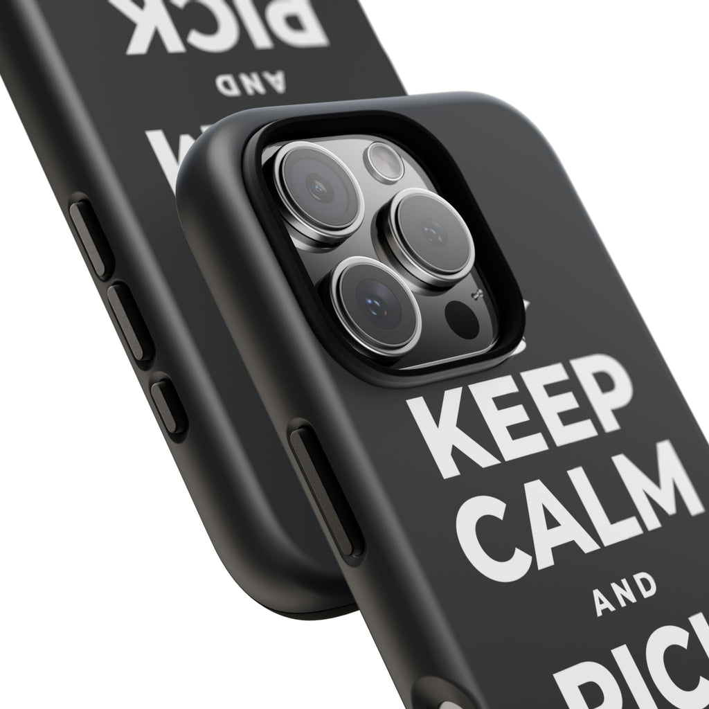 KEEP CALM AND PICK YOUR BATTLE Phone Case (Dark)