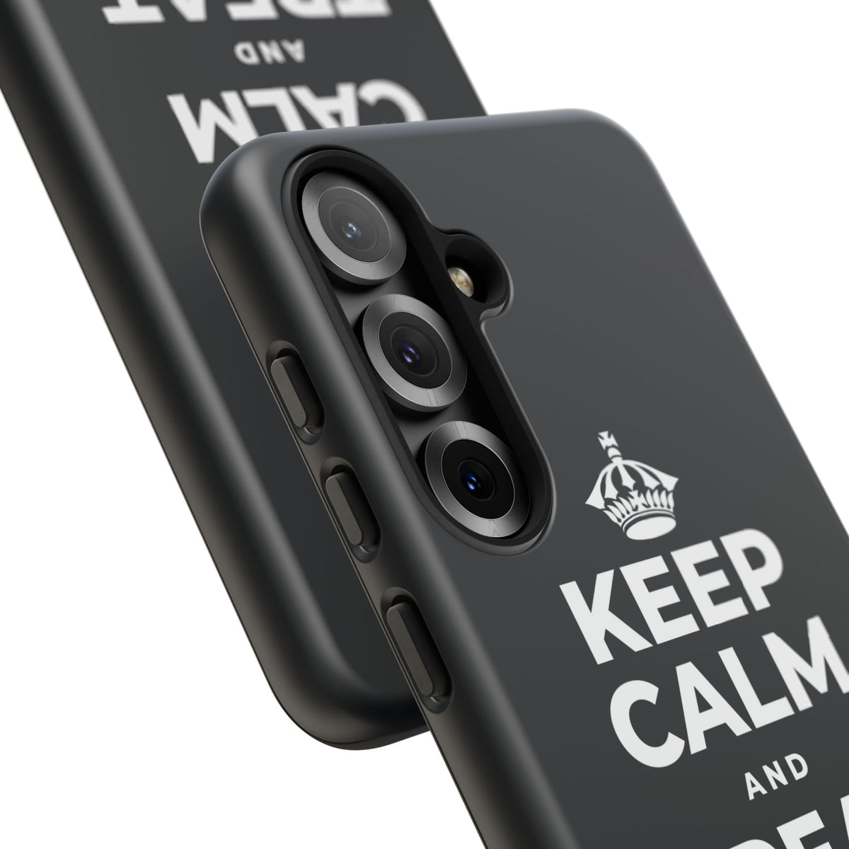 KEEP CALM AND TREAT YOURSELF Phone Case (Dark)