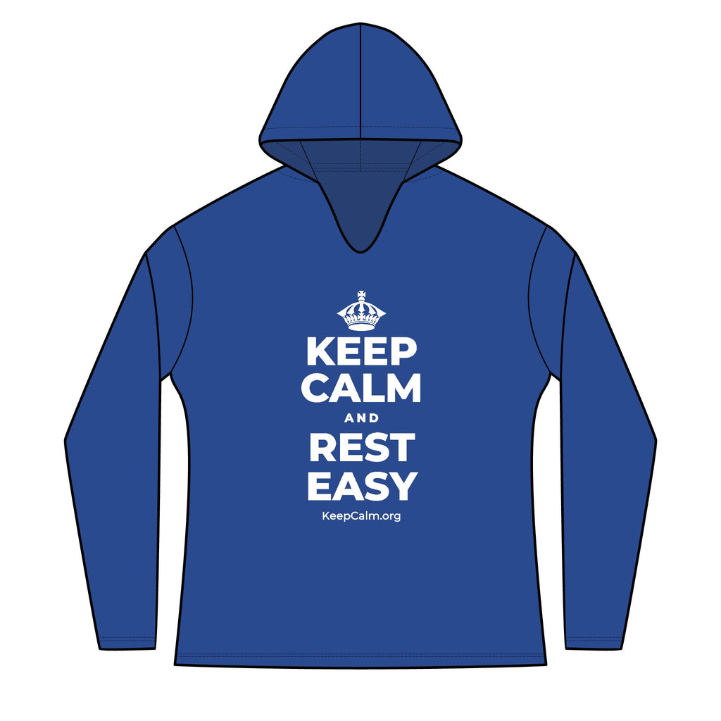 KEEP CALM AND REST EASY Women's Long Sleeve Hoodie